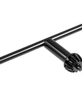 Heavy Duty Drill Chuck Key With 6mm Head For 1.5 To 13mm Drill Chucks Built From Rock Solid Low Carbon Steel, Black finish, T-handle design.