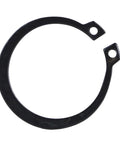 Close-up of a single ring from the 300 Piece E Clip Kit With 2mm To 32mm External Retaining Rings Set In Hardened Metal