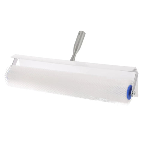 Spike Screeding Roller For Smooth Self Leveling Floors With 21mm Teeth 20 Inch Handle Spiked Latex Compound Screed Roller