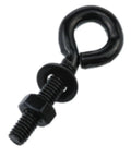 Beefy Heavy Duty Eye Bolts With Nuts And Washers 1/4 Inch By 1.18 Inch Lifting Ring Hooks close-up view