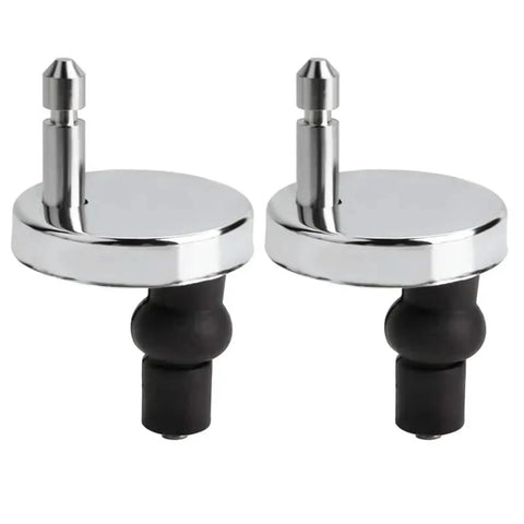 Two Pack Toilet Seat Hinge Kit Top Fix Hinges Soft Close Connector Replacement Screws Easy Install For Quick Fitting And A Stable Wobble Free Toilet Seat