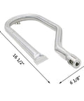 Stainless steel burner from Three Pack Stainless Steel Heat Plates And Burners Replacement Kit For Costco Kirkland 7200108 Nexgrill 7200011 7200047U Gas Grills