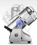 Electric Grain Mill And Spice Grinder Pulverizer with 270 Degree Swing Grinding for Even Powder, Stainless Steel Design