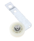 Durable Dryer Idler Pulley With Bracket Replacement Part For Whirlpool And Kenmore, Heavy Duty, metal bracket with plastic wheel.