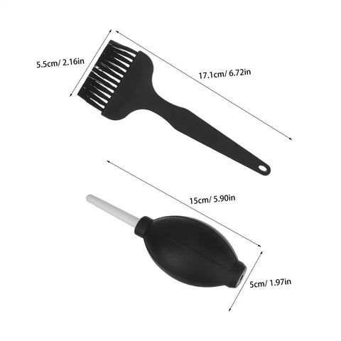 Anti Static Cleaning Brush Kit With Flexible Bristles And Handy Crank Handle For Keyboard, Sewing Machine, And Electronics Maintenance In Lab And Factory Settings Your Go To Gadget Care Kit, 17.1cm brush