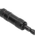 Heavy Duty Pneumatic Die Grinder Pumping 24000 RPM With A Precision Machined Chuck that locks tight for metal grinding tasks.