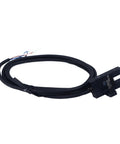 Five Pack U Slot Photoelectric Switch Sensor With NPN Output, black wired U-slot sensor with exposed leads