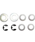 Front Wheel Bushing To Bearing Conversion Kit For 9040H Riding Mower, Wheel Flange Bearing Kit washers and rings set