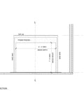 Indoor Golf Simulator And Enclosure Package With Launch Monitor frame dimensions and layout diagram for home practice setup.