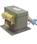 Solid 1KW Industrial High Voltage Transformer With Heavy Duty All Copper Windings For Reliable Microwave Oven Repair in steel casing.