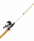 Roam Spincast Reel And Fishing Rod Combo, 6-Foot 2-Piece Fiberglass Rod With ComfortGrip Handle, shown from side view