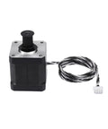 X1 P1 Axis Motors Replacement For X Y Z Motion Control Dope Precision Motor With Compact Housing Built For Stable Alignment And Reliable Transmission In Your 3D Printer Upgrades, black 3D printer axis motor with cable