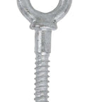 Forged Steel Shoulder Eye Bolt Screw 1/2 By 3-1/4 Inch Hot Dipped Galvanized For Anchoring Chain And Wire Rope 2200 Lbs Working Load Limit