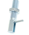 Heavy Duty Retractable Indexing Spring Plunger M16 Galvanized Steel Locking Pin With Nut For Industrial Jigs And Fixtures close-up view