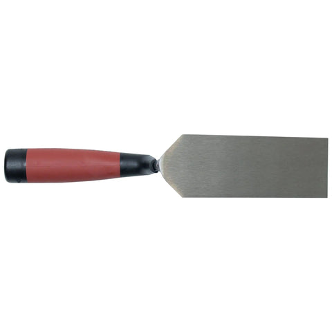 Margin Trowel 6 X 2 Inch For Spreading Mortar And Tile Adhesive, High Carbon Steel Blade With DuraSoft Handle, Slim Flat Nose For Tight Corners, Pro Grade Build, Made In USA 56D