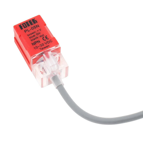 Close-up of Two Pack PL-05N Inductive Proximity Sensor Switch 5mm Sensing Distance 3 Wire NPN NO DC 10-30V