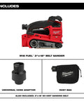 Tough As Nails Cordless Belt Sander With 3X18 Wide Sanding Path And Beefy Brushless Motor For Kickin Up Dust Faster With Slick Variable Speed And Smooth Zero Vibration Control.