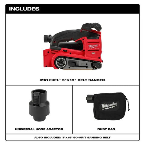 Tough As Nails Cordless Belt Sander With 3X18 Wide Sanding Path And Beefy Brushless Motor For Kickin Up Dust Faster With Slick Variable Speed And Smooth Zero Vibration Control.