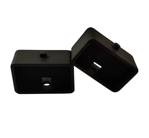 Ford F-150 Lift Kit 2004-2020 2WD 4WD, 3 Rear Steel Lift Blocks, Black Finish