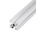 Aluminum extrusion profile for 3D printer builds, sturdy and precise, ideal for framework assembly.