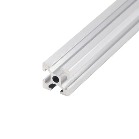 Aluminum extrusion profile for 3D printer builds, sturdy and precise, ideal for framework assembly.