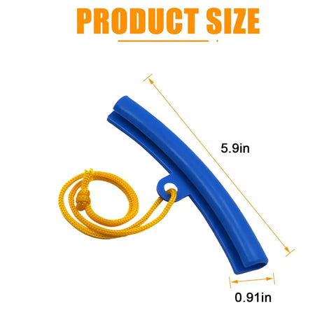 Universal 5 Piece Car Tire Mounting Guards Wheel Rim Edge Protectors Anti Scratch Dings Kit For Trucks Suvs Sedans blue 5.9x0.9in size with a yellow rope.