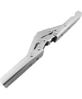 Hidden Hinge Kit 2 Pack For Cabinets And Wardrobes, 90 Degree Folding Door Hardware with steel flat spring construction