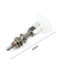 Heavy Duty Micro Vacuum Pump Suction Cup Kit For Industrial Robotics Badass Pneumatic Accessory With Serious Automatic Suction Straight Up Professional Replacement Part 50Mm, showing the suction cup and metal components.