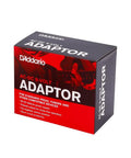 9V DC Pedalboard Power Adapter For Guitar Pedals And Other 9V Devices Up To 800mA Max Current Battery Free Performance And Reliable AC DC Power Supply For Pedal Boards And Studio Gear. Boxed D'Addario 9V AC-DC adapter for guitar pedals
