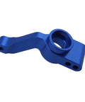 1/10 Scale Aluminum Steering Blocks C Hubs Axle Carriers And Caster Brackets Blue Anodized RC Replacement Kit part showing detailed hub design.