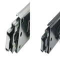 Close-up of Full Extension Drawer Slides And Short Drawer Slides Guide Rail Hardware Set For Cupboard And Home Kitchen Steel 12cm