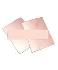 Single Sided Copper Clad Laminate PCB Pack 5pcs 7x10cm FR4 Board For DIY Projects showing two copper-coated boards