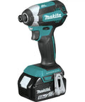 18V LXT Brushless Cordless Drill And Impact Driver Combo Kit With 5.0Ah Batteries, side view of impact driver