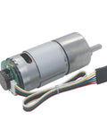 Beefy Encoder Gear Motor With Metal Reducer High Torque DC Motor Compatible With 6V 12V Or 24V Reversible Gearbox 131 To 1
