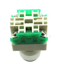 Solid 3 Position Speed Control Key Switch With Two Keys For Taotao Electric Atvs E1-350 E2-350 E1-500 E2-500 Fitment Replacement Ignition Lock Set top view of green and white switch with wiring terminals.