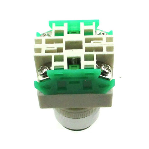 Solid 3 Position Speed Control Key Switch With Two Keys For Taotao Electric Atvs E1-350 E2-350 E1-500 E2-500 Fitment Replacement Ignition Lock Set top view of green and white switch with wiring terminals.