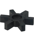 Beefy L190 Rubber Jaw Coupling Insert Spider For Flexible Jaw Coupler Black High Flex Urethane Design Delivers Lasting Durability And Rigidity For Smooth Power Transfer In Industrial Gear And Machinery, black rubber insert