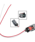 AC Ambient Air Temperature Sensor With Connector Harness For Ford SUVs And Trucks Fits Bronco Sport EcoSport Edge Escape Expedition Explorer F 150 F 250 F 350 Plug And Play Easy Install Replacement, connector harness