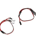 RC Light Strips Kit For One Tenth Scale Brushless RC Cars Fits Cheetah EB1013 with neon LEDs and wiring cables