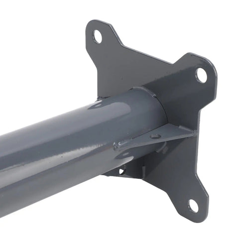 Close-up of Heavy Duty Stainless Steel Satellite Internet Mount Kit For Roof Or Wall Bracket showing steel base and tube support.