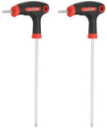 2 Pack T-Handle Ball End Hex Key Wrenches, 4mm Cr-V, Extra Long 212mm Length, T Key Inner Hex Spanner For Automotive And Home Repairs