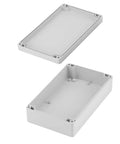 Open view of IP65 Waterproof ABS Plastic Project Box Power Control Enclosure 200x120x56mm for electrical wiring protection.