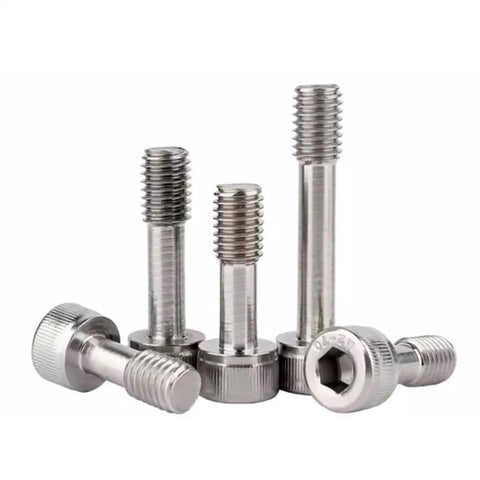 M6 x 35mm Captive Screws With Hex Socket Cap Head Stainless Steel 5 Pack For Panels And Electronics displayed standing