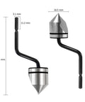 Durable M2 High Speed Steel Deburring Countersink Bit Set With Hand Reamer RD16.5 BC1651 with measurements and detail view