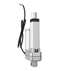 12 To 24 Volt Electric Linear Actuator Serving Up Legit Quiet Thrust And A Rock Solid 1000 Newton Push For Furniture Lifting, silver and black motor design.