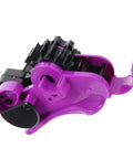 Heavy Duty Semi Automatic Packing Tape Dispenser Smooth Operator Design With Nifty Dual Cutting Station Top Shelf Gear, purple color.