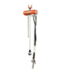 Portable Air Chain Hoist With Swivel Hook 1000 Lb Capacity 10 Ft Lift Height 11 Fpm in a compact design