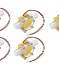 Set Of 5 Micro Hydroelectric Water Flow Turbine Generators Portable One Half Inch Water Charger 10 Watt At 5 Volt For On The Go Power Ideal For Off Grid Camping Boating DIY Hydro Projects With Durable UV Resistant Housing
