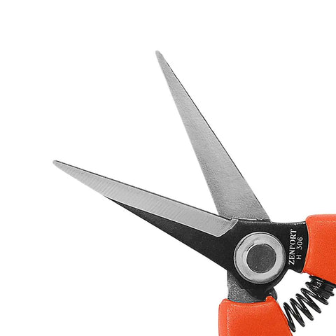 Tough As Nails Grape Harvest Shears With Extra Strength Euro Style Curved Carbon Treated Steel Blade And Spring Loaded Action