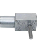 370 DC gear motor packing badass high torque and sweet smooth gearing for DIY robotics shown with metal reduction box.
